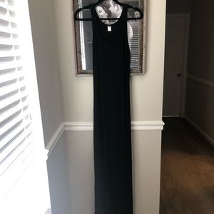 Black maxi dress